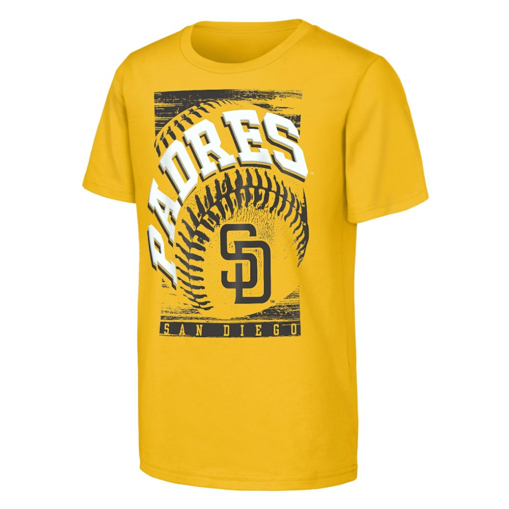 San Diego Padres Outerstuff Youth Speed Pitch T-Shirt - Gold - MLB Online