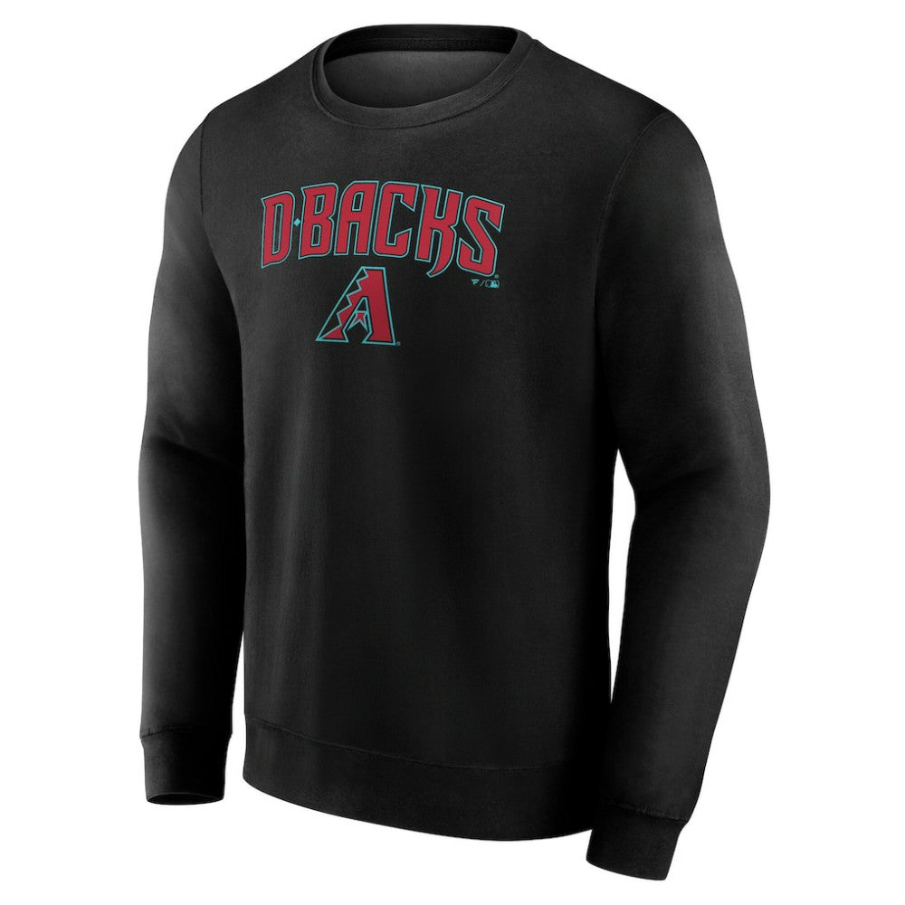 Arizona Diamondbacks Team Lockup Sweatshirt - Black - MLB Discount