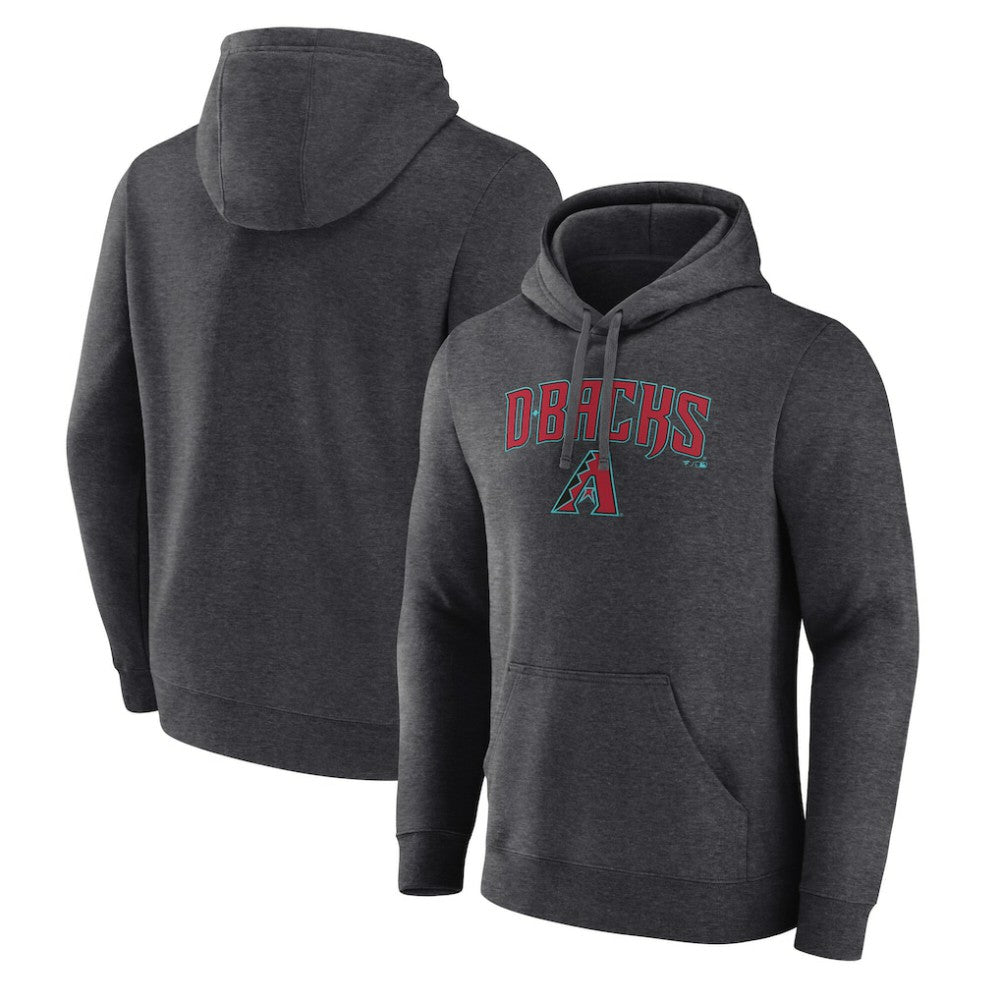 Arizona Diamondbacks Team Lockup Hoodie - Charcoal - MLB Lifestyle