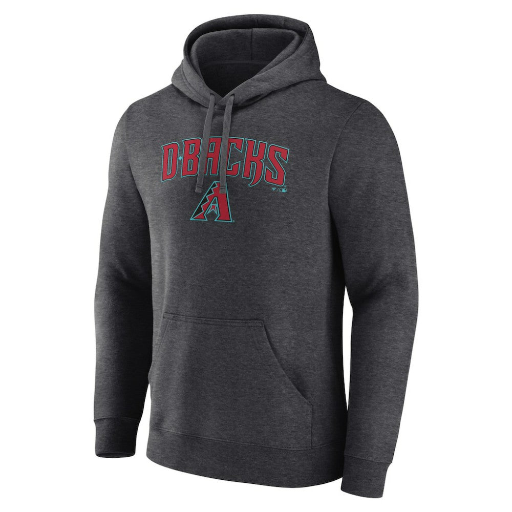 Arizona Diamondbacks Team Lockup Hoodie - Charcoal - MLB Lifestyle