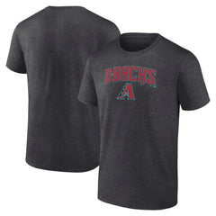 Arizona Diamondbacks Team Lockup T-Shirt - Charcoal - MLB Lifestyle