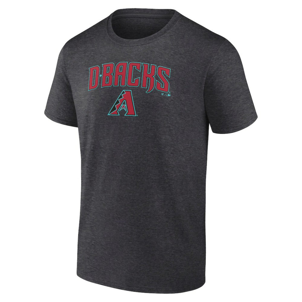 Arizona Diamondbacks Team Lockup T-Shirt - Charcoal - MLB Lifestyle