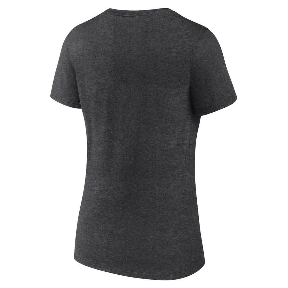 Arizona Diamondbacks Women's Team Lockup V-Neck T-Shirt - Charcoal - MLB on Sale