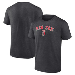 Boston Red Sox Team Lockup T-Shirt - Charcoal - MLB Online