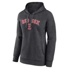 Boston Red Sox Women's Team Lockup Hoodie - Charcoal - MLB on Sale