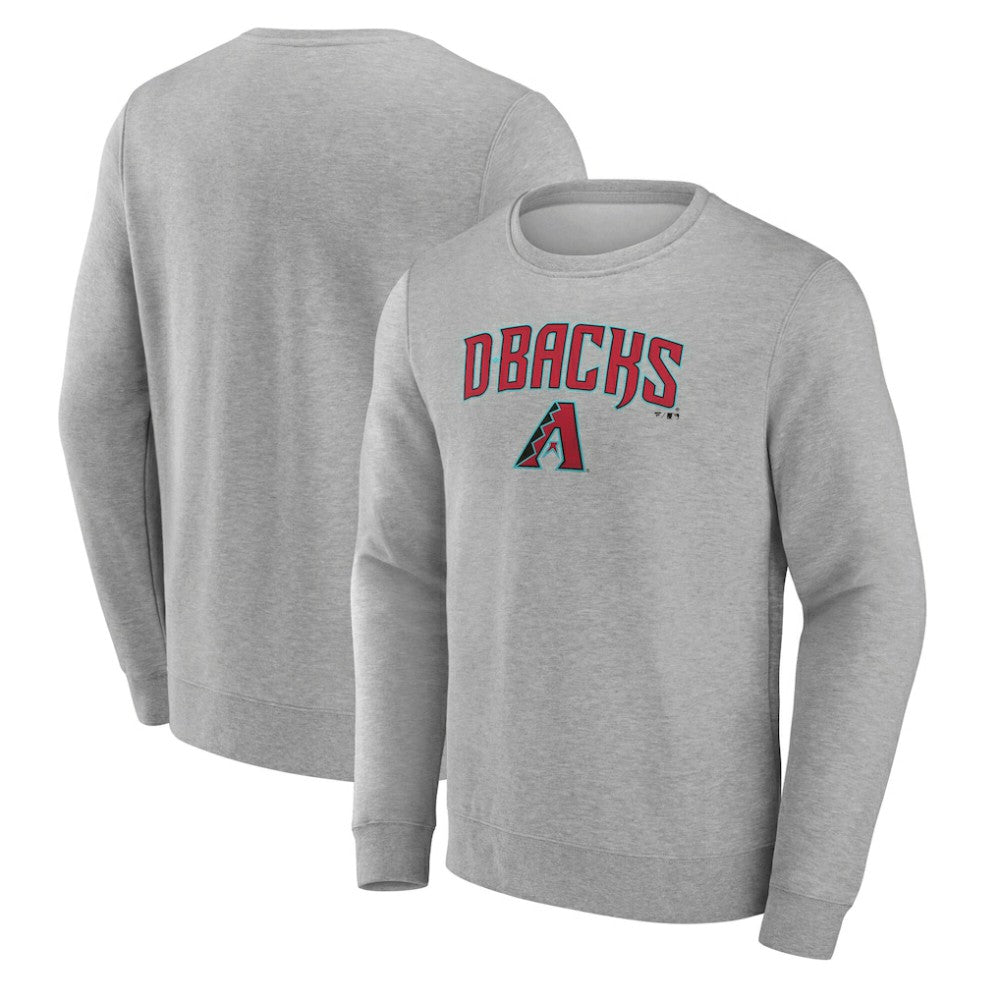 Arizona Diamondbacks Team Lockup Sweatshirt - Gray - MLB on Sale