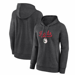 Cincinnati Reds Women's Team Lockup Hoodie - Charcoal - MLB Sale
