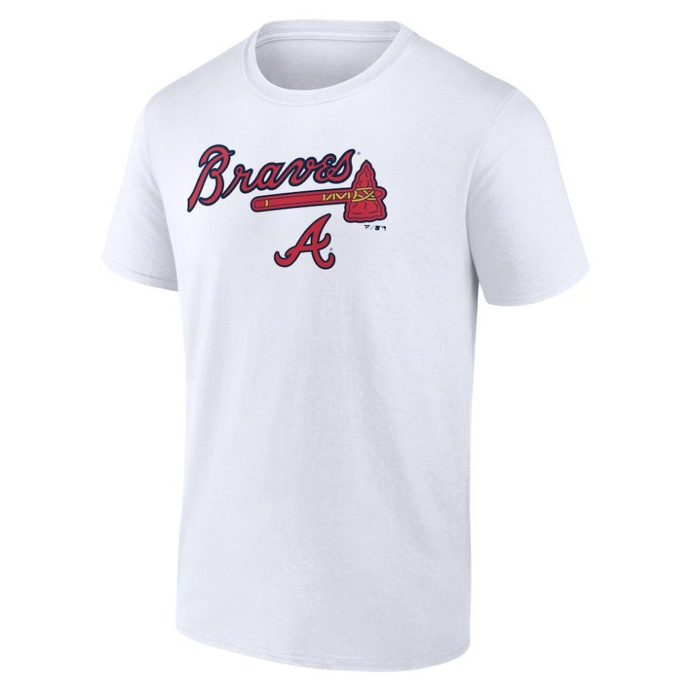 Atlanta Braves Team Lockup T-Shirt - White - MLB Sale