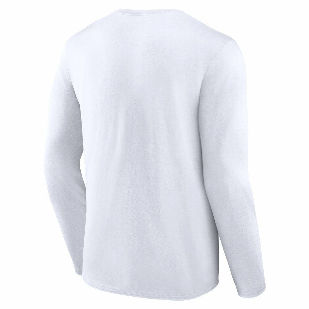 Cincinnati Reds Team Lockup Long Sleeve T-Shirt - White - MLB Discount