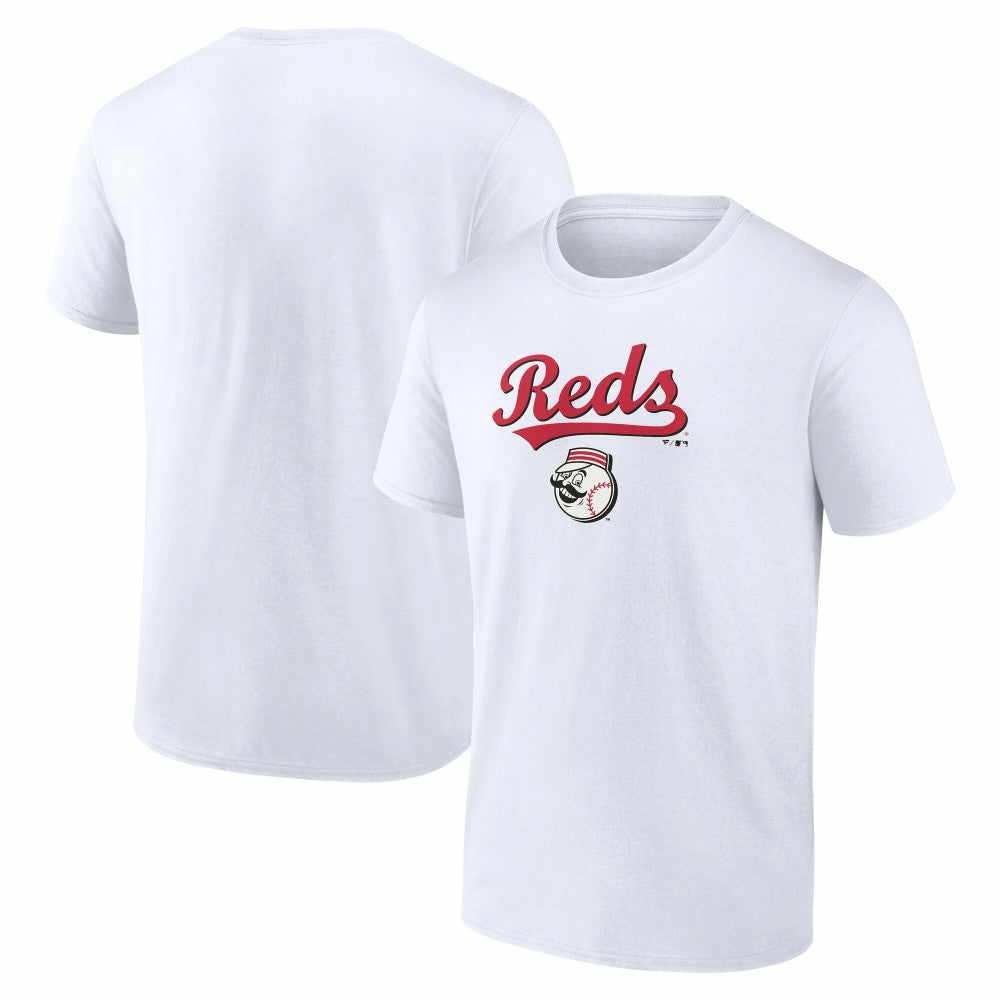 Cincinnati Reds Team Lockup T-Shirt - White - MLB Online