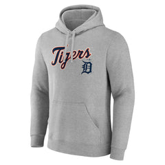 Detroit Tigers Team Lockup Hoodie - Gray - MLB Online