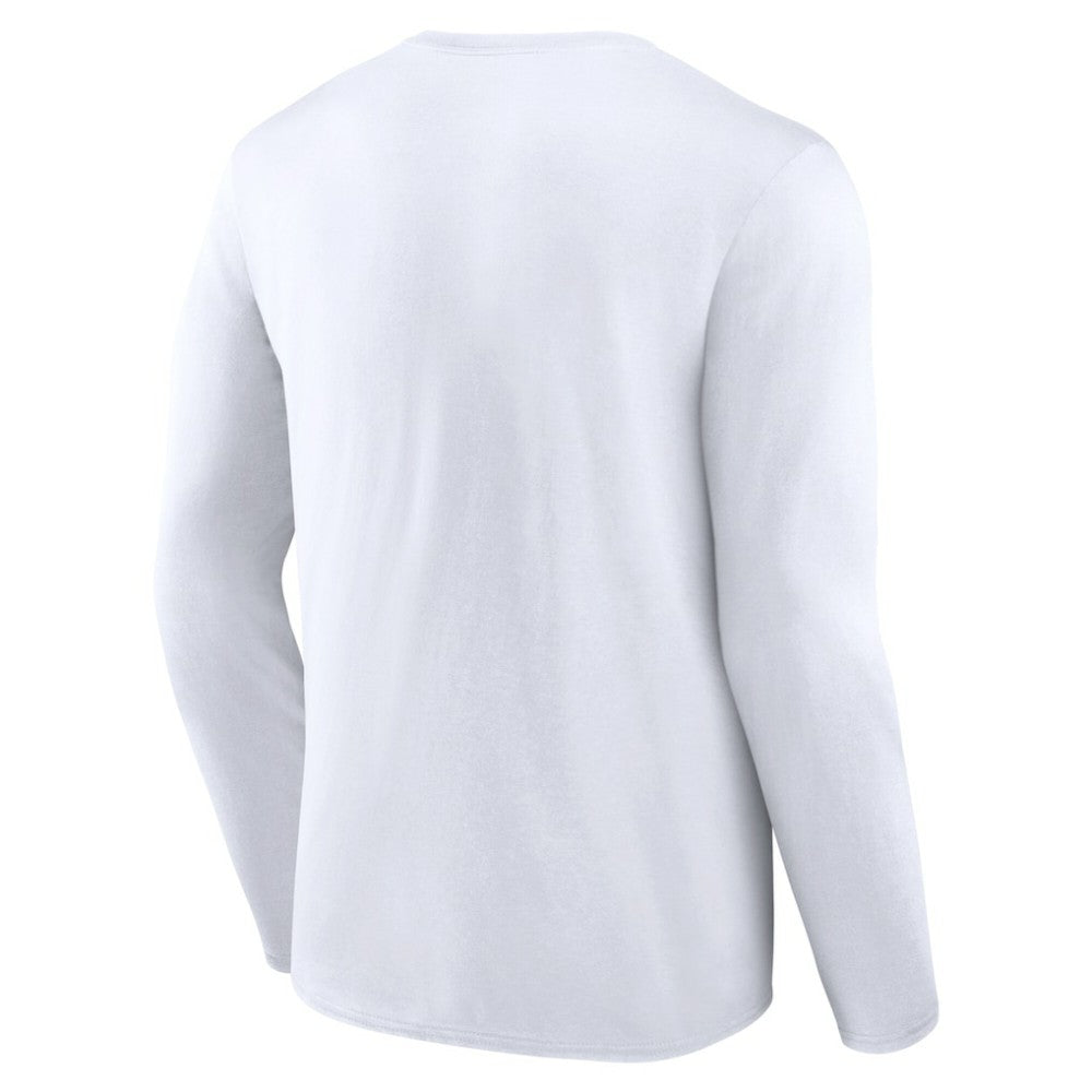 Detroit Tigers Team Lockup Long Sleeve T-Shirt - White - MLB Online