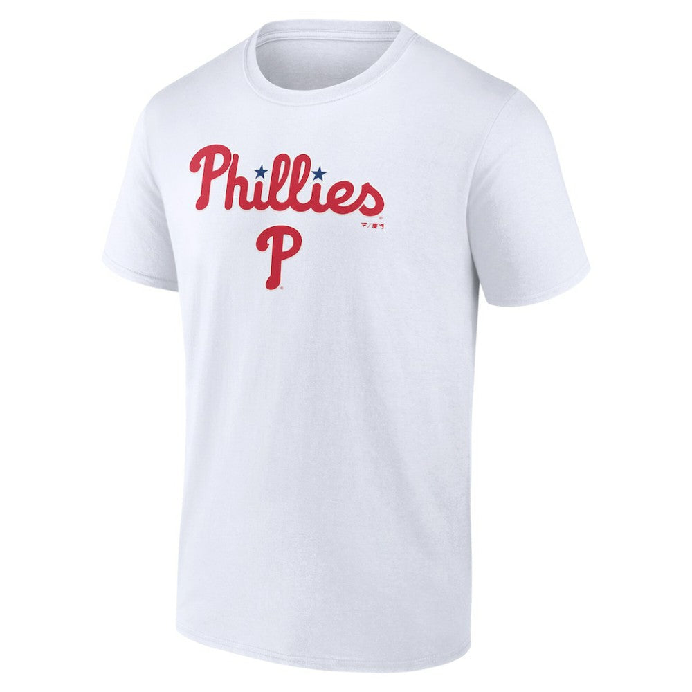 Philadelphia Phillies Team Lockup T-Shirt - White - MLB on Sale