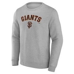 San Francisco Giants Team Lockup Sweatshirt - Gray - MLB Lifestyle