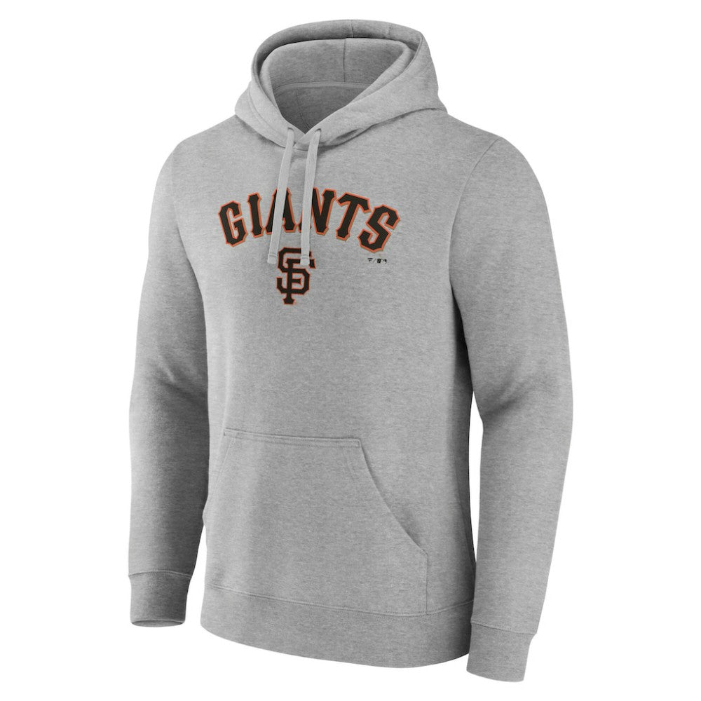 San Francisco Giants Team Lockup Hoodie - Gray - MLB Sale