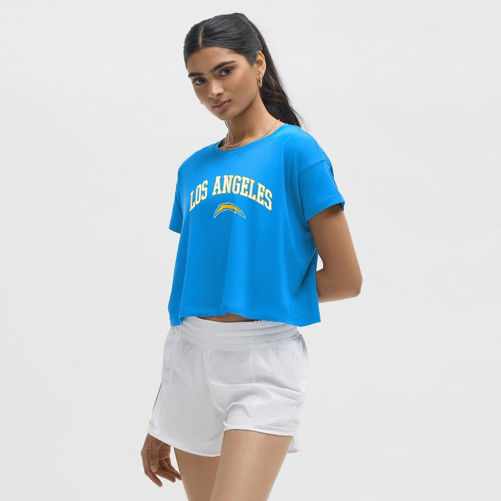 Los Angeles Chargers lululemon Women's Cates T-Shirt Beaming Blue