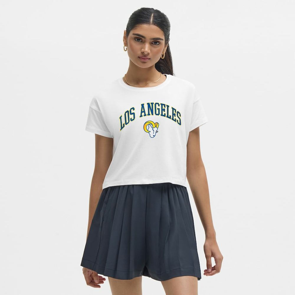Los Angeles Rams lululemon Women's Cates T-Shirt White