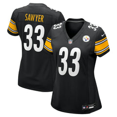 Nike Jack Sawyer Pittsburgh Steelers Women's Team Game Jersey Black