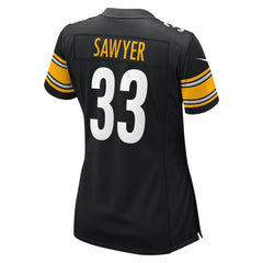 Nike Jack Sawyer Pittsburgh Steelers Women's Team Game Jersey Black