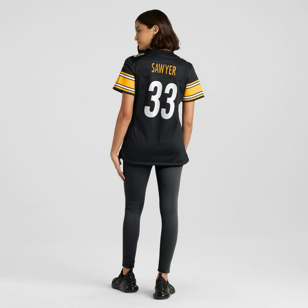 Nike Jack Sawyer Pittsburgh Steelers Women's Team Game Jersey Black