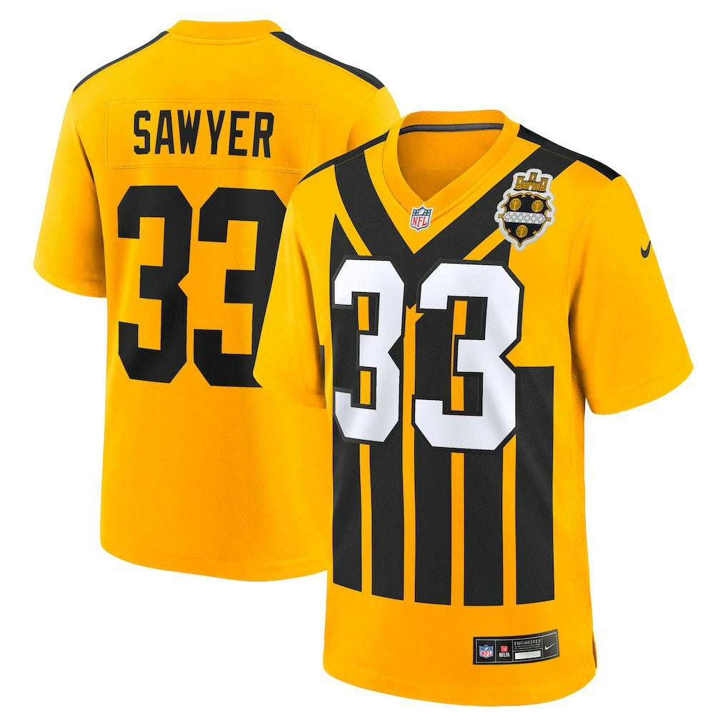 Nike Jack Sawyer Pittsburgh Steelers Alternate Game Jersey Gold