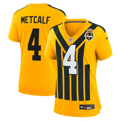 Nike DK Metcalf Pittsburgh Steelers Women's Alternate 1933 Throwback Game Jersey Gold