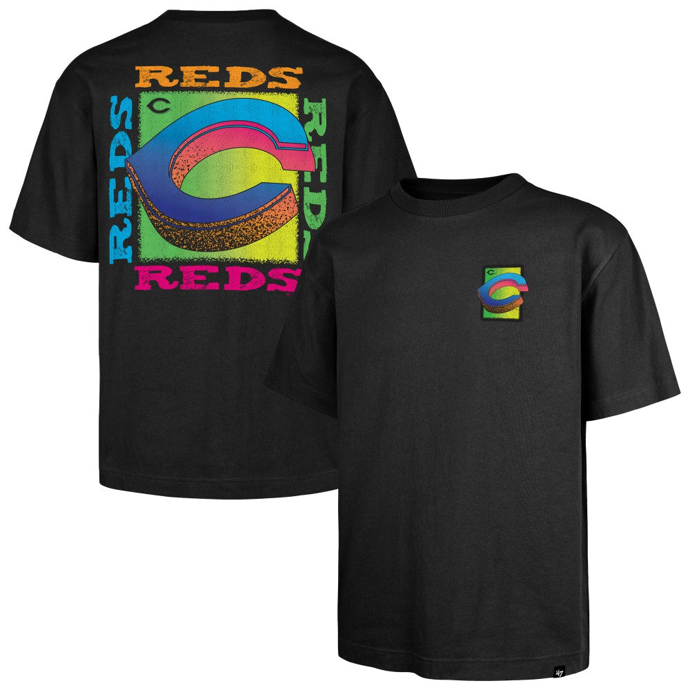 Cincinnati Reds '47 Sundale Foundation T-Shirt - Black - 47 brand Lifestyle
