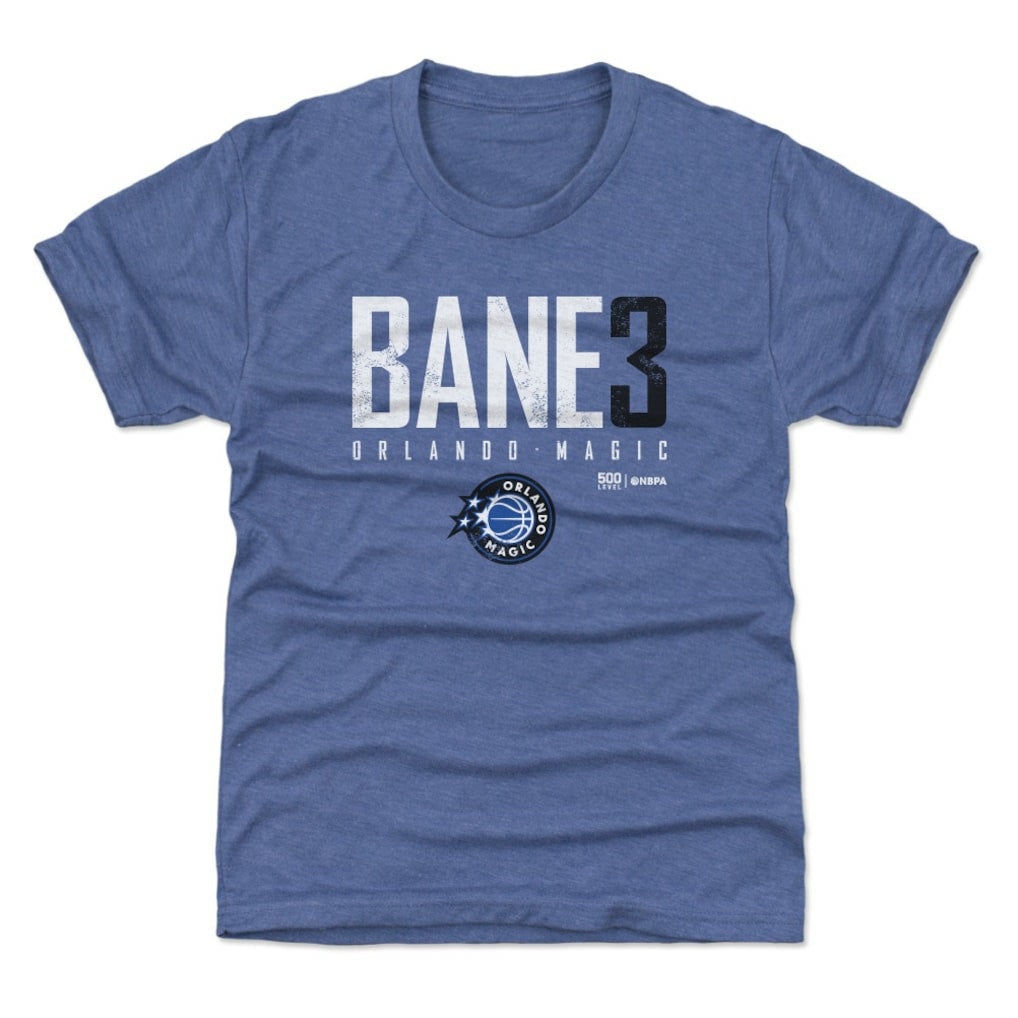 Desmond Bane Orlando Magic 500 Level Youth Elite Name & Number T-Shirt Heather Royal