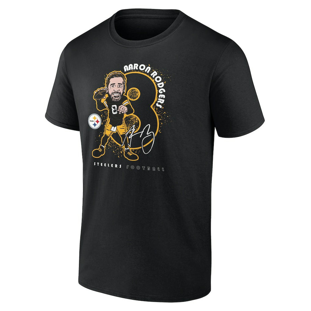 Aaron Rodgers Pittsburgh Steelers Steel City T-Shirt Black