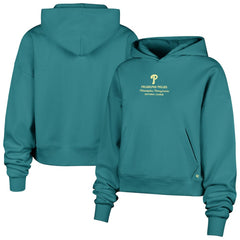 Philadelphia Phillies '47 Women's Contemporary Basics Anderson Foundation Hoodie - Teal - 47 brand Discount