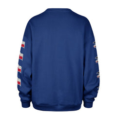 Texas Rangers '47 Women's Trendy Team Go Big Oversized Sweatshirt - Royal - 47 brand Discount