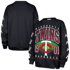 Minnesota Twins '47 Women's Trendy Team Go Big Oversized Sweatshirt - Navy - 47 brand Lifestyle