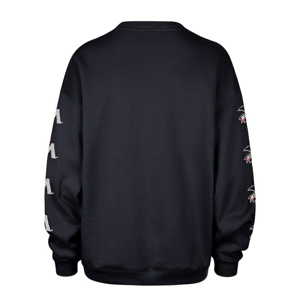 Minnesota Twins '47 Women's Trendy Team Go Big Oversized Sweatshirt - Navy - 47 brand Lifestyle