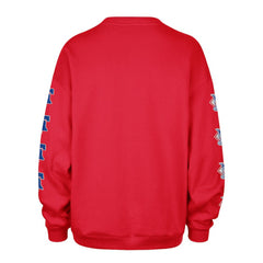 Philadelphia Phillies '47 Women's Trendy Team Go Big Oversized Sweatshirt - Red - 47 brand Sale
