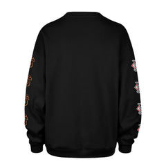 San Francisco Giants '47 Women's Trendy Team Go Big Oversized Sweatshirt - Black - 47 brand Lifestyle