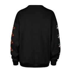 Baltimore Orioles '47 Women's Trendy Team Go Big Oversized Sweatshirt - Black - 47 brand Discount