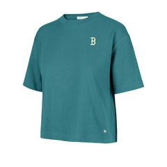 Boston Red Sox '47 Women's Contemporary Basics Leon City T-Shirt - Teal - 47 brand Online