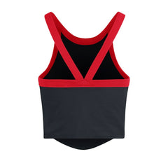 Atlanta Braves '47 Women's Trendy Team Rally Sporty Cropped Racerback Tank Top - Black - 47 brand Discount