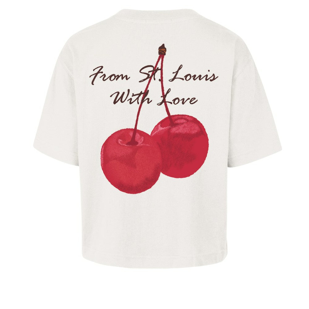 St. Louis Cardinals '47 Women's Love Letter Reed City T-Shirt - Cream - 47 brand Lifestyle