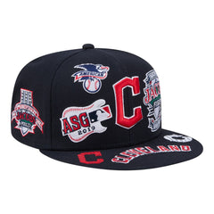 Cleveland Guardians New Era All Over 59FIFTY Fitted Hat - Navy - New Era Sale
