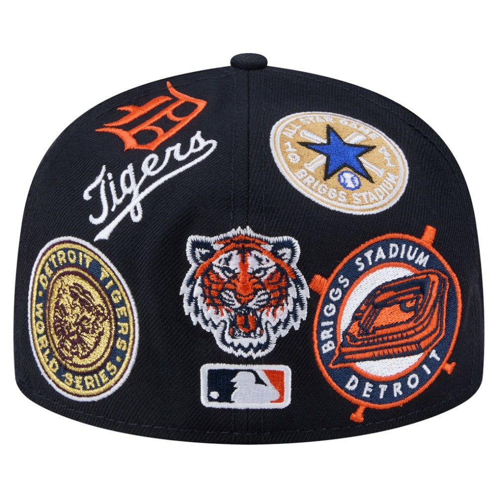 Detroit Tigers New Era All Over 59FIFTY Fitted Hat - Navy - New Era Online