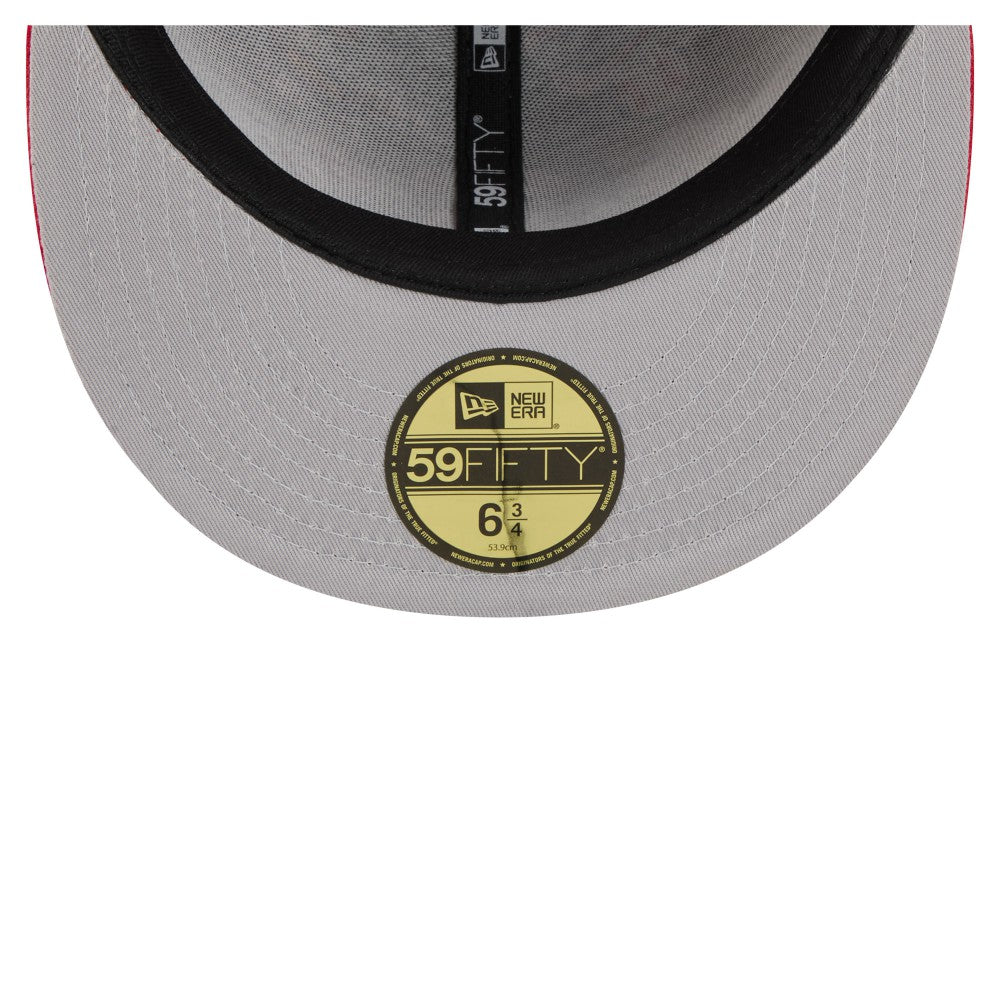 Los Angeles Angels New Era All Over 59FIFTY Fitted Hat - Red - New Era Sale