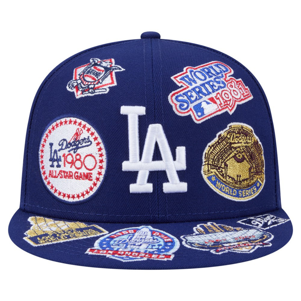Los Angeles Dodgers New Era All Over 59FIFTY Fitted Hat - Royal - New Era Lifestyle