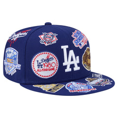 Los Angeles Dodgers New Era All Over 59FIFTY Fitted Hat - Royal - New Era Lifestyle