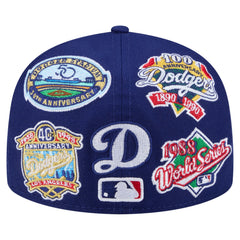 Los Angeles Dodgers New Era All Over 59FIFTY Fitted Hat - Royal - New Era Lifestyle