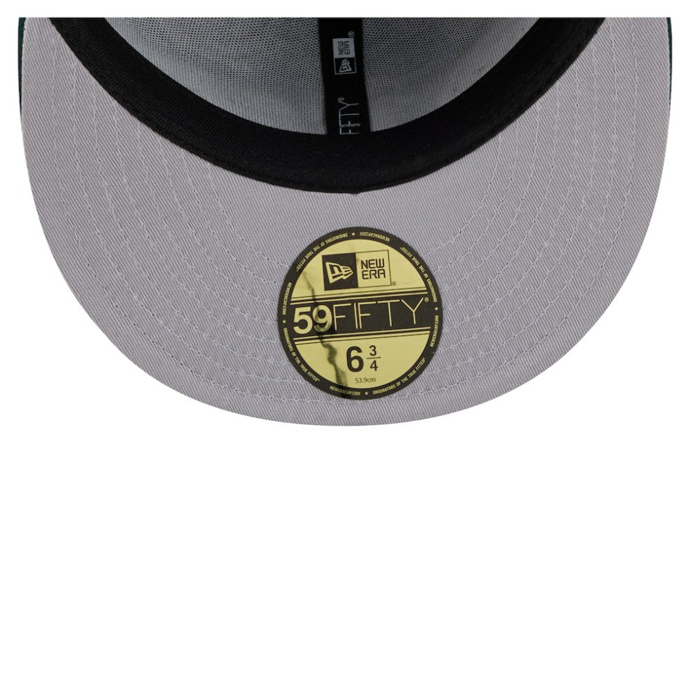 Athletics New Era All Over 59FIFTY Fitted Hat - Green - New Era Lifestyle