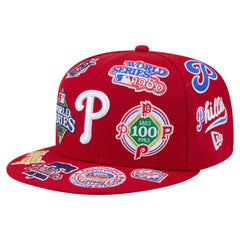 Philadelphia Phillies New Era All Over 59FIFTY Fitted Hat - Red - New Era Discount