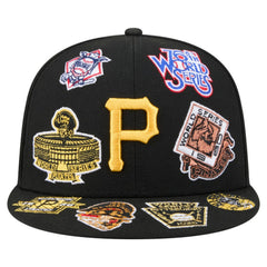 Pittsburgh Pirates New Era All Over 59FIFTY Fitted Hat - Black - New Era Lifestyle