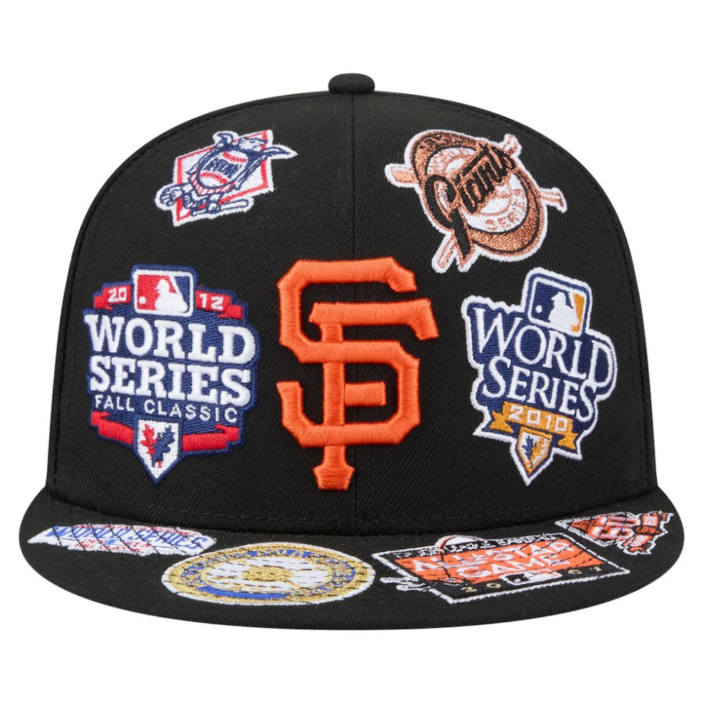 San Francisco Giants New Era All Over 59FIFTY Fitted Hat - Black - New Era Online