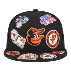 Baltimore Orioles New Era All Over 59FIFTY Fitted Hat - Black - New Era Lifestyle